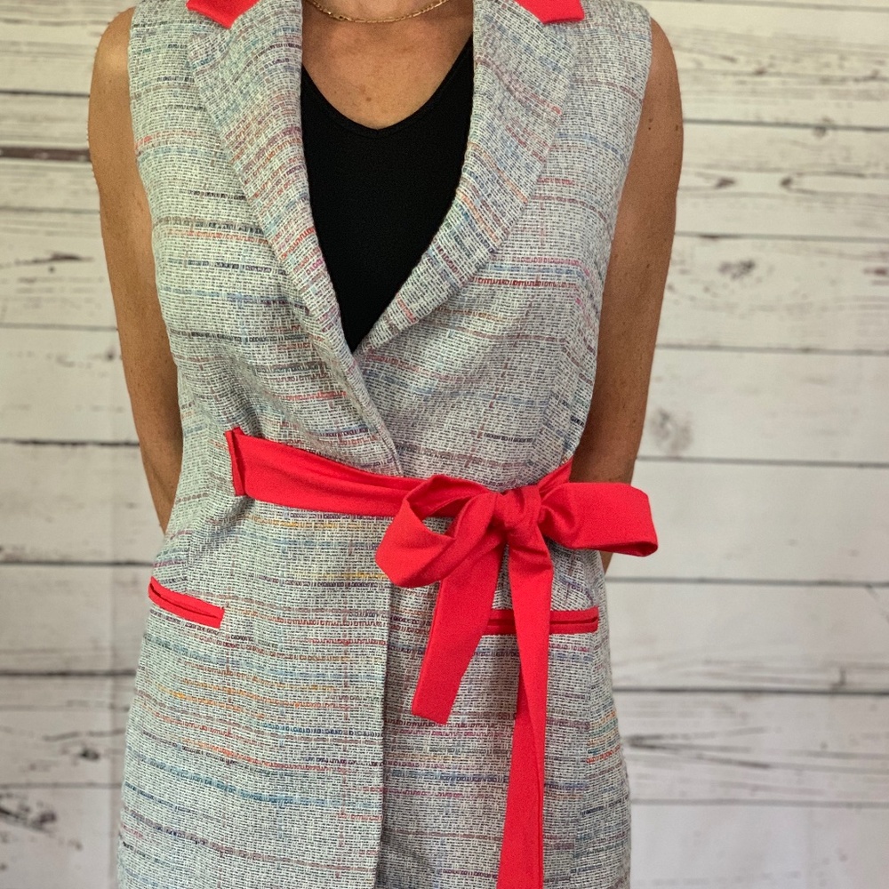 Red vest and pants set